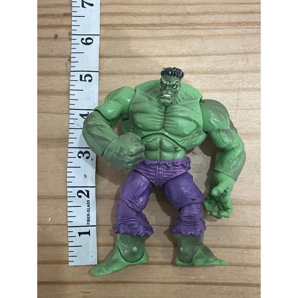 Hasbro Marvel Universe HULK #013 5" Green Purple Articulated Action Figure 2009 - Picture 4 of 4